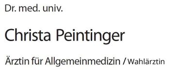 Dr. med. Peintinger Christa